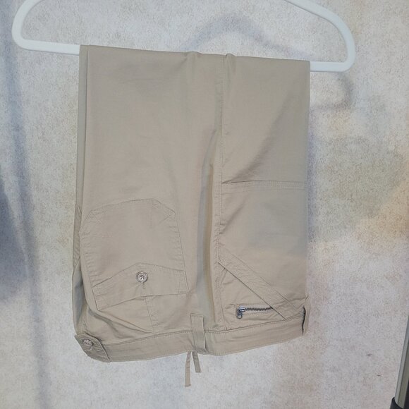 Khaki Capris Lee Platinum Label Womens Size 10 - Picture 3 of 15